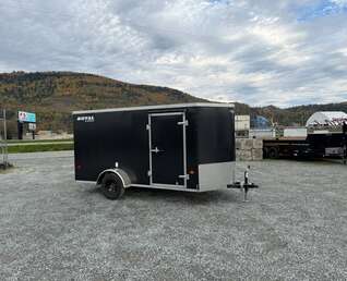 Thumbnail Photo of 2026 Royal Cargo 6x12 V Nose Cargo / Enclosed Trailer Ramp Door Black 2999lb GVW