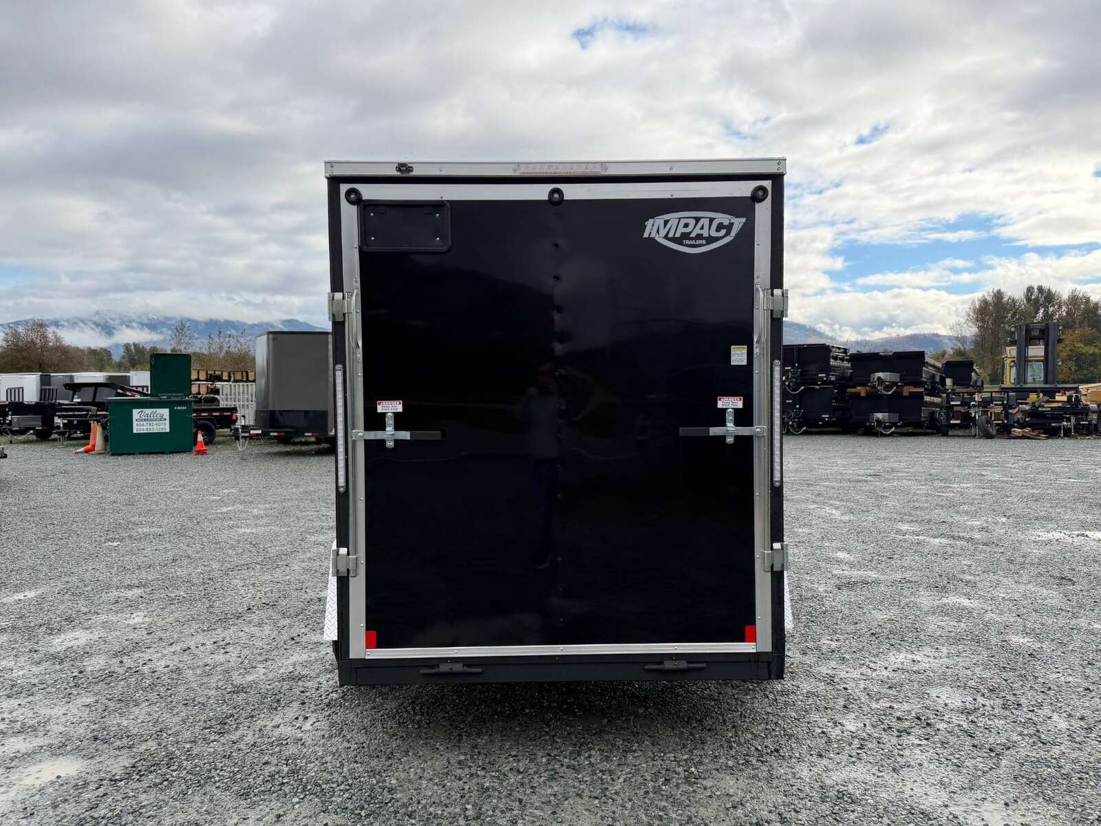 Photo of 2026 Impact Quake 6x10 V Nose Cargo / Enclosed Trailer Black Ramp Door Extra Height 2990lb GVW