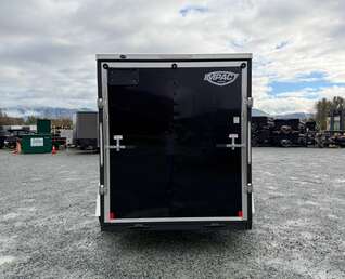Thumbnail Photo of 2026 Impact Quake 6x10 V Nose Cargo / Enclosed Trailer Black Ramp Door Extra Height 2990lb GVW