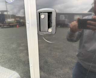 Thumbnail Photo of **SCRATCH SALE** 2026 Impact Quake 6x10 V Nose Cargo / Enclosed Trailer Black Ramp Door Extra Height 2990lb GVW