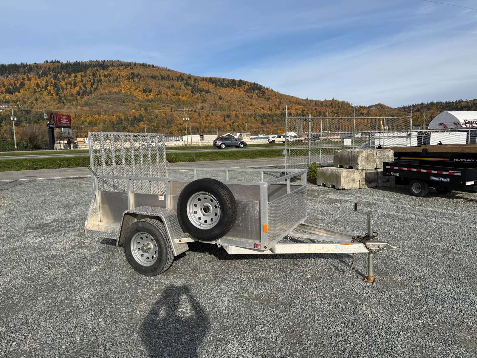 Photo of Used Pre Owned 2019 Snake River Aluminum 5x8 Utility Landscape Trailer w/ Ramp Gate