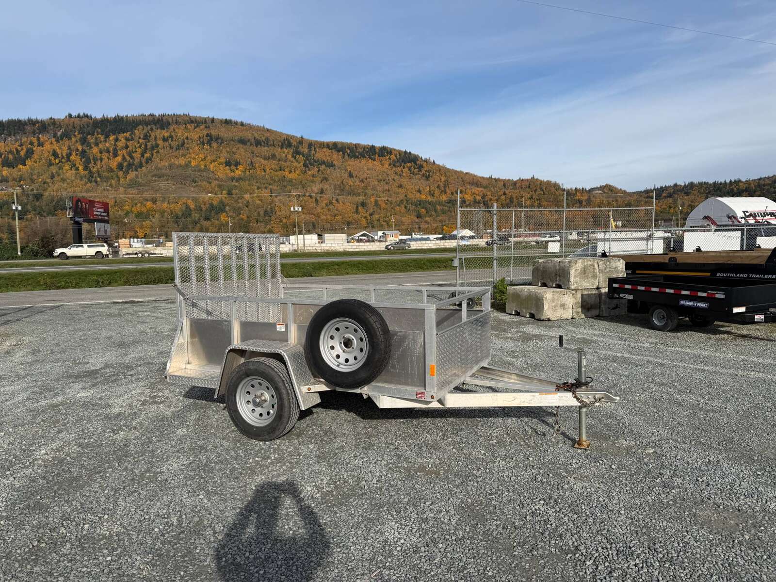 Photo of Used Pre Owned 2019 Snake River Aluminum 5x8 Utility Landscape Trailer w/ Ramp Gate