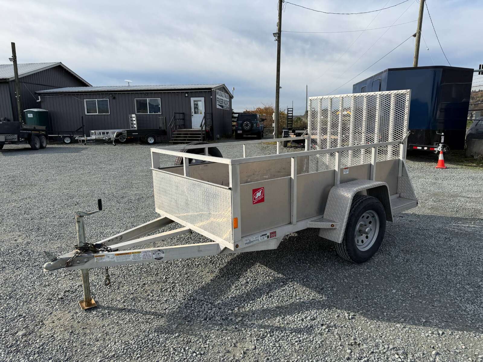Photo of Used Pre Owned 2019 Snake River Aluminum 5x8 Utility Landscape Trailer w/ Ramp Gate