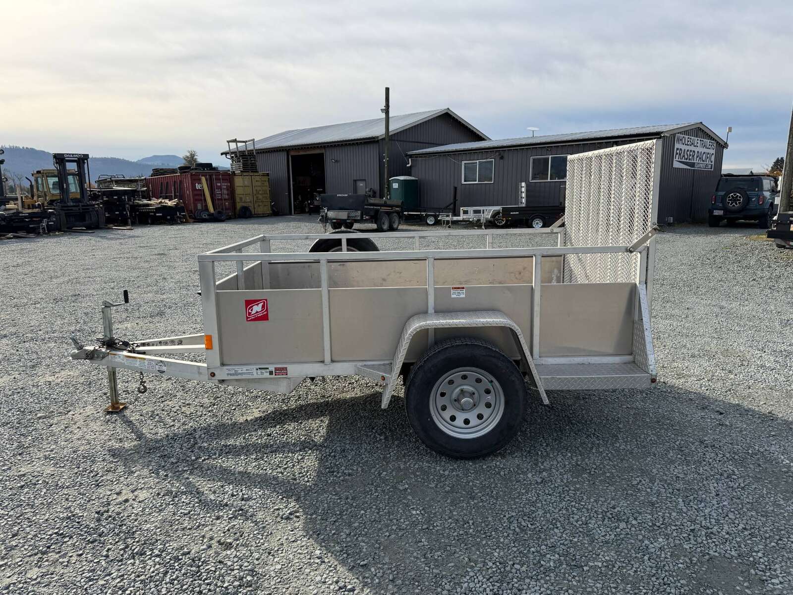 Photo of Used Pre Owned 2019 Snake River Aluminum 5x8 Utility Landscape Trailer w/ Ramp Gate