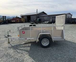 Thumbnail Photo of Used Pre Owned 2019 Snake River Aluminum 5x8 Utility Landscape Trailer w/ Ramp Gate