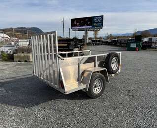 Thumbnail Photo of Used Pre Owned 2019 Snake River Aluminum 5x8 Utility Landscape Trailer w/ Ramp Gate