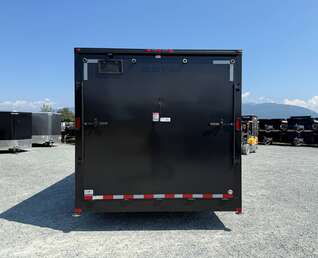 Thumbnail Photo of 2026 Royal Cargo 8.5X16 V NOSE Cargo / Enclosed Trailer BLACK w/ BLACKOUT PKG RAMP DOOR EXTRA HEIGHT 11,400LB GVW