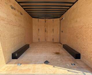 Thumbnail Photo of 2026 Royal Cargo 8.5X16 V NOSE Cargo / Enclosed Trailer BLACK w/ BLACKOUT PKG RAMP DOOR EXTRA HEIGHT 11,400LB GVW