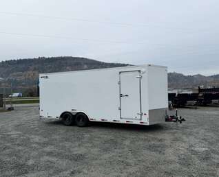 Thumbnail Photo of 2026 Royal Cargo 8.5x20 +V Nose 11,400lb Cargo / Enclosed Trailer Barn Doors Extra Height White