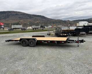 Thumbnail Photo of 2026 Southland 7X20 +Dovetail 15,400LB GVW Equipment Flat Deck Trailer w/ Slide in ramps