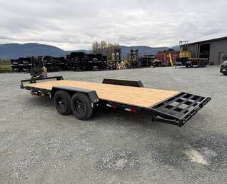 Thumbnail Photo of 2026 Southland 7X20 +Dovetail 15,400LB GVW Equipment Flat Deck Trailer w/ Slide in ramps