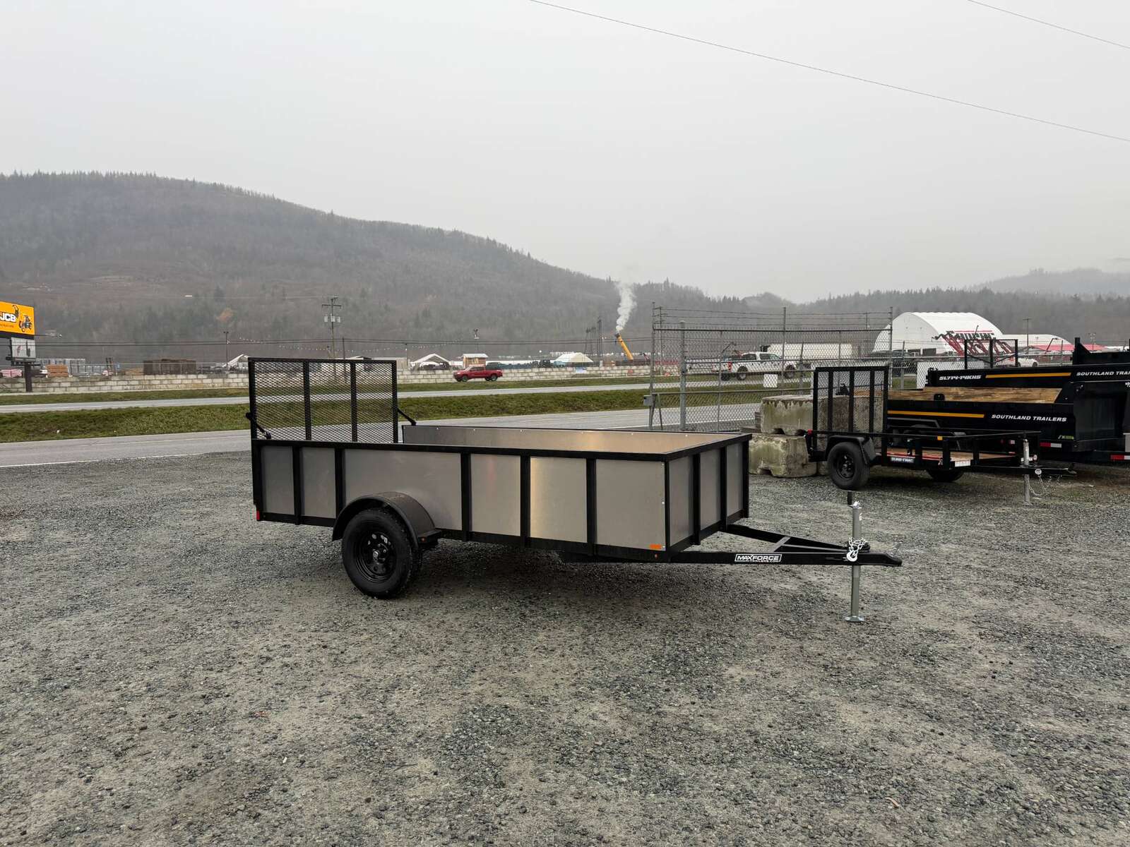 Photo of 2026 MaxForce 6x12 Utility Landscape High Side Trailer w/ Ramp Gate - ATV UTV Side x Side