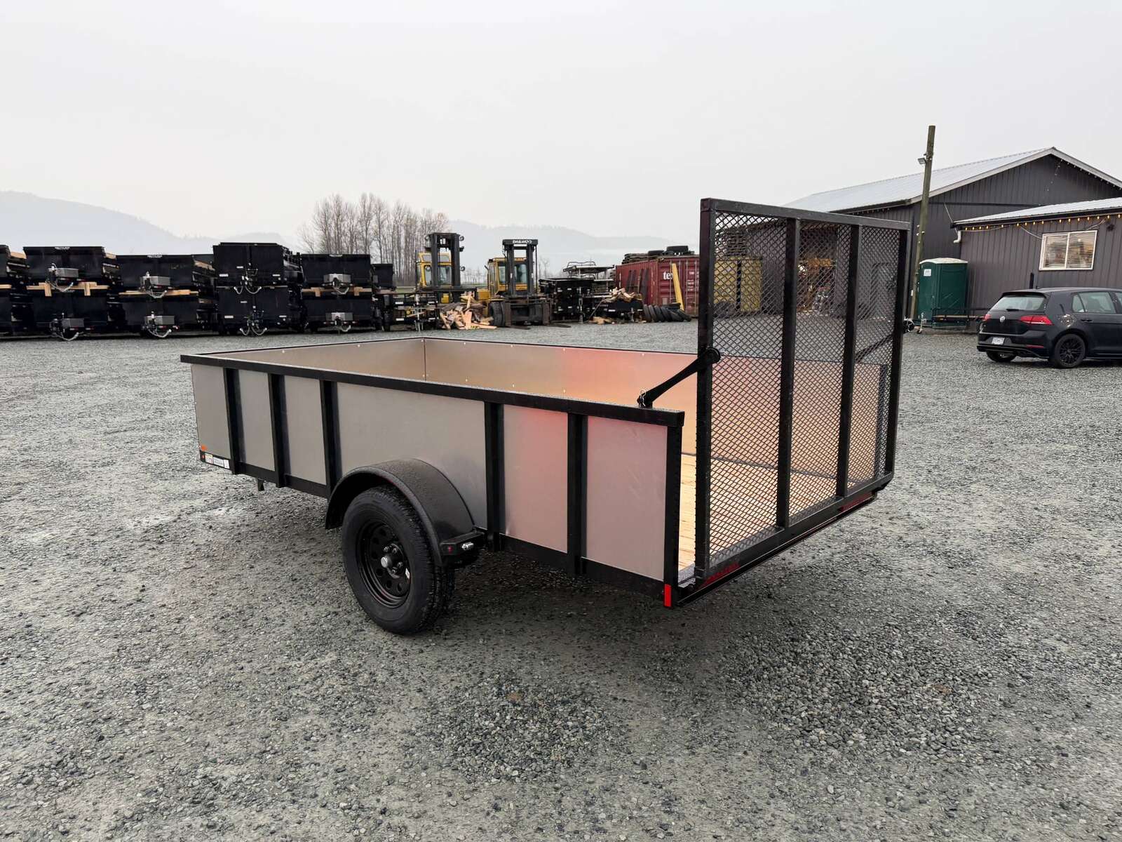 Photo of 2026 MaxForce 6x12 Utility Landscape High Side Trailer w/ Ramp Gate - ATV UTV Side x Side