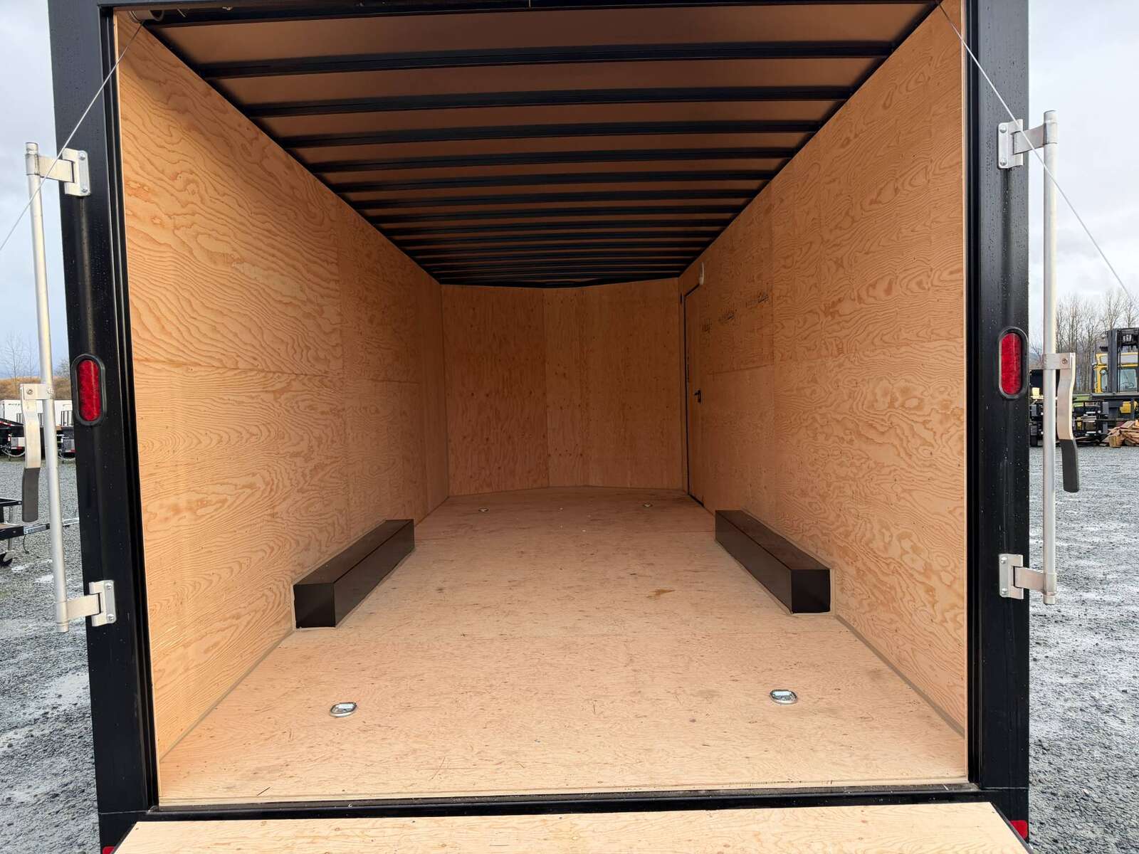 Photo of **DISCOUNT SPECIAL - MISMATCH SIDE PANEL** 2026 Royal Cargo 8.5x20 +V Nose 11,400lb Cargo / Enclosed Trailer Car Hauler Extra Height Ramp Door Black