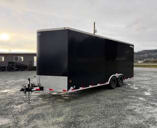 Thumbnail Photo of **DISCOUNT SPECIAL - MISMATCH SIDE PANEL** 2026 Royal Cargo 8.5x20 +V Nose 11,400lb Cargo / Enclosed Trailer Car Hauler Extra Height Ramp Door Black