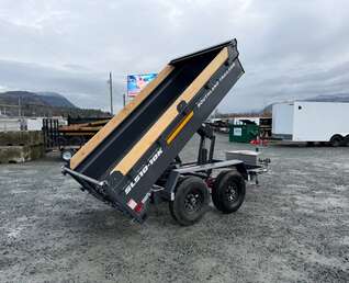Thumbnail Photo of 2026 Southland 5x10 Dump Trailer 11,464lbs GVW Charcoal Grey w/ Tarp & Ramps