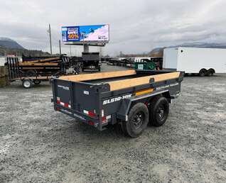 Thumbnail Photo of 2026 Southland 5x10 Dump Trailer 11,464lbs GVW Charcoal Grey w/ Tarp & Ramps