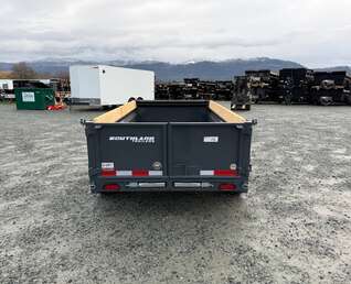 Thumbnail Photo of 2026 Southland 5x10 Dump Trailer 11,464lbs GVW Charcoal Grey w/ Tarp & Ramps