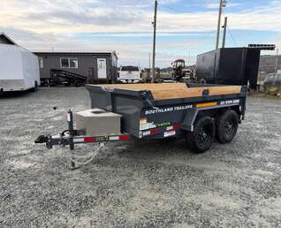 Thumbnail Photo of 2026 Southland 5x10 Dump Trailer 11,464lbs GVW Charcoal Grey w/ Tarp & Ramps