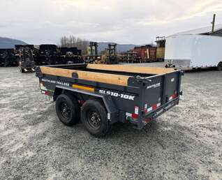 Thumbnail Photo of 2026 Southland 5x10 Dump Trailer 11,464lbs GVW Charcoal Grey w/ Tarp & Ramps