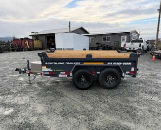 Thumbnail Photo of 2026 Southland 5x10 Dump Trailer 11,464lbs GVW Charcoal Grey w/ Tarp & Ramps