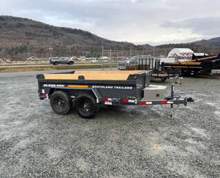 Thumbnail Photo of 2026 Southland 5x10 Dump Trailer 11,464lbs GVW Charcoal Grey w/ Tarp & Ramps