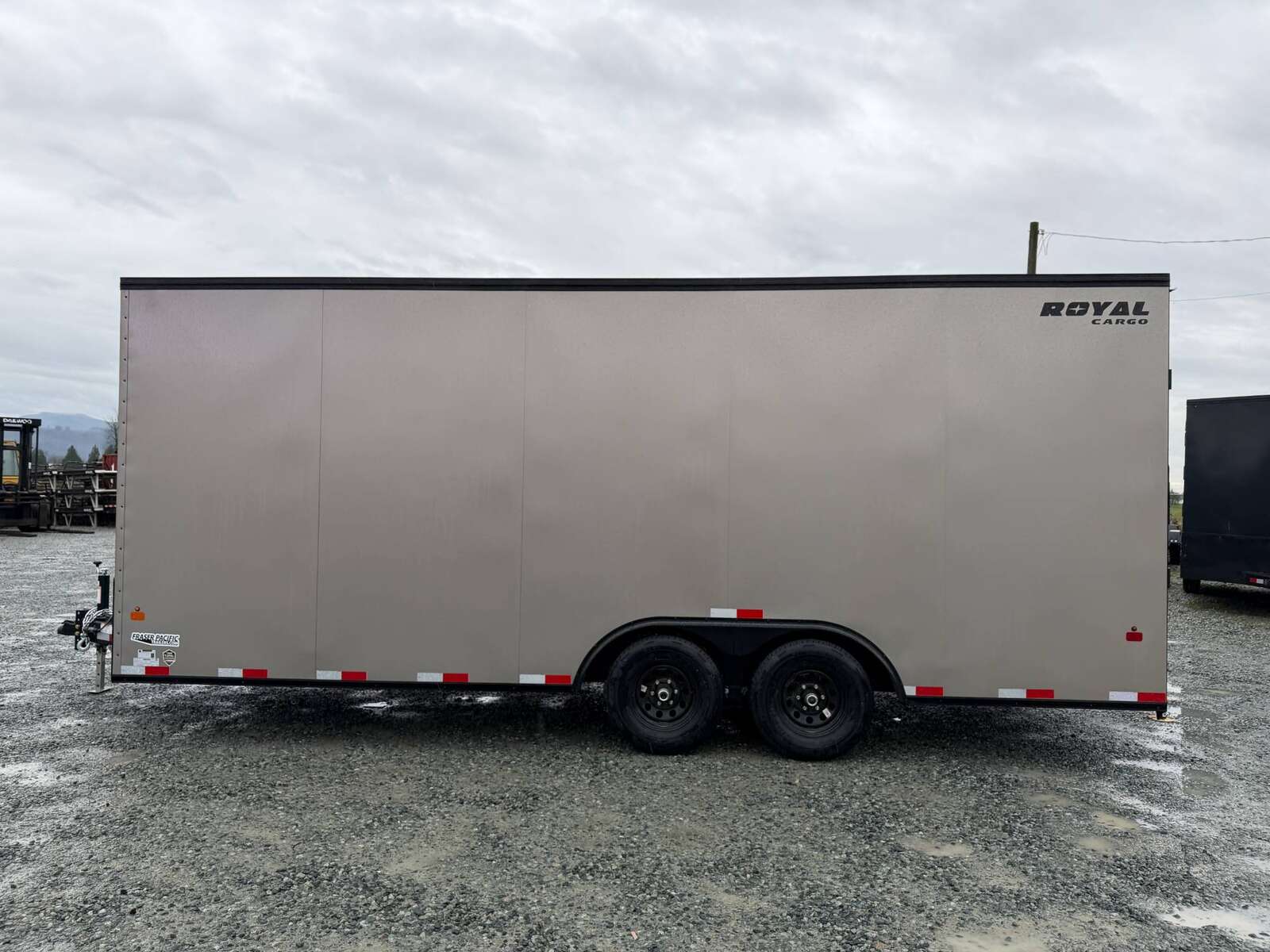 Photo of 2026 Royal Cargo 8.5x20 +V Nose 11,400lb Cargo / Enclosed Trailer Car Hauler Extra Height Ramp Door Pewter BLACKOUT Package