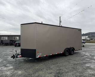 Thumbnail Photo of 2026 Royal Cargo 8.5x20 +V Nose 11,400lb Cargo / Enclosed Trailer Car Hauler Extra Height Ramp Door Pewter BLACKOUT Package