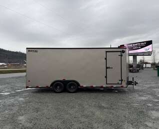 Thumbnail Photo of 2026 Royal Cargo 8.5x20 +V Nose 11,400lb Cargo / Enclosed Trailer Car Hauler Extra Height Ramp Door Pewter BLACKOUT Package