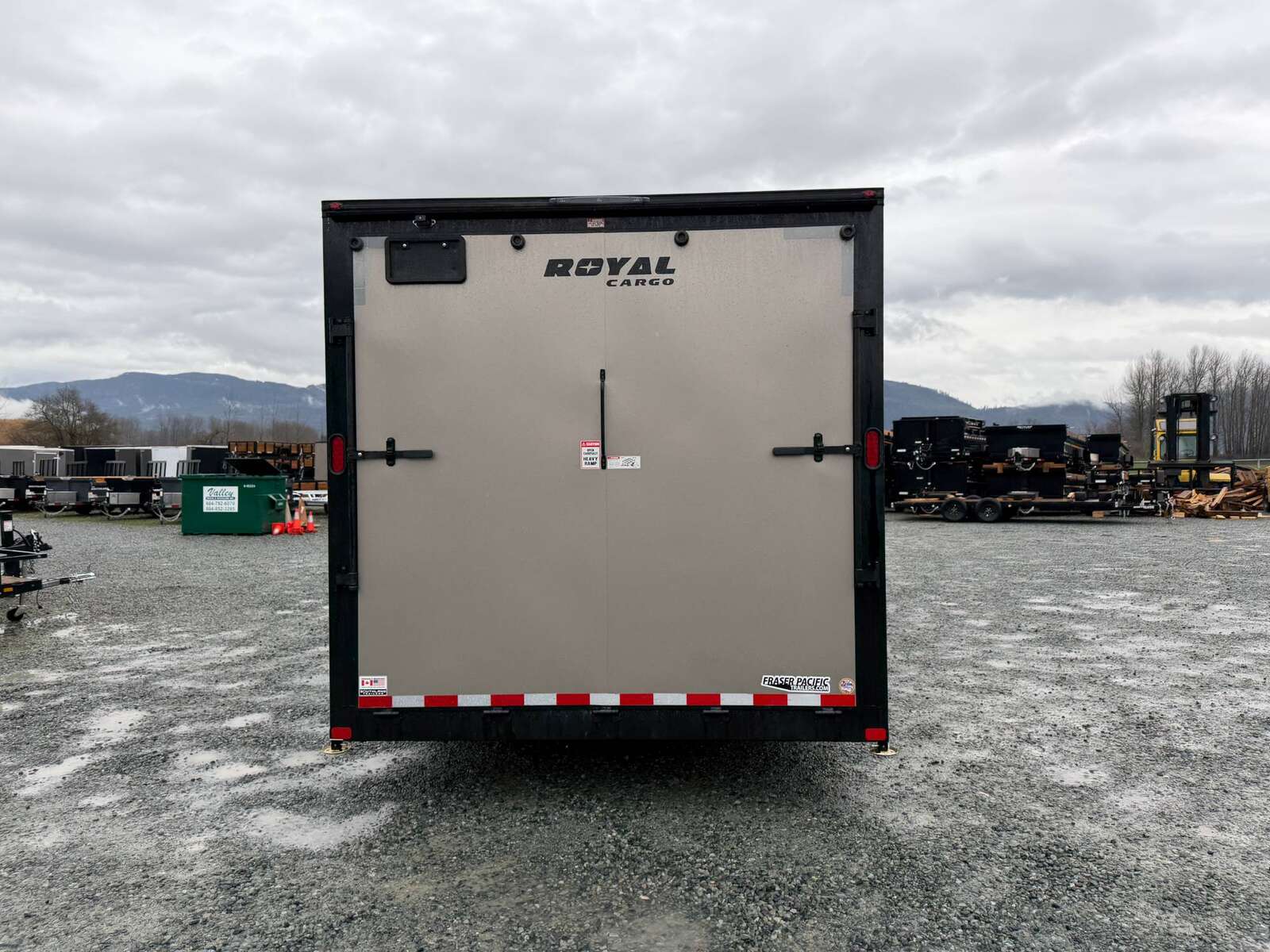Photo of 2026 Royal Cargo 8.5x20 +V Nose 11,400lb Cargo / Enclosed Trailer Car Hauler Extra Height Ramp Door Pewter BLACKOUT Package