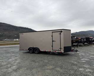 Thumbnail Photo of 2026 Royal Cargo 8.5x20 +V Nose 11,400lb Cargo / Enclosed Trailer Car Hauler Extra Height Ramp Door Pewter BLACKOUT Package