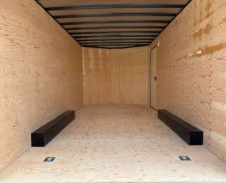 Thumbnail Photo of 2026 Royal Cargo 8.5X16 V NOSE Cargo / Enclosed Trailer WHITE RAMP DOOR EXTRA HEIGHT 11,400LB GVW