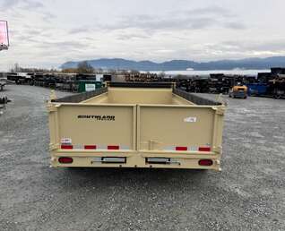 Thumbnail Photo of 2026 Southland 7x14 Dump Trailer SANDSTONE 15,400lbs GVW with Tarp And Ramps (SL714-14K)
