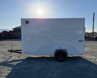 Thumbnail Photo of 2026 Impact Quake 6x12 V Nose Cargo / Enclosed Trailer White Ramp Door Extra Height 2990lb GVW