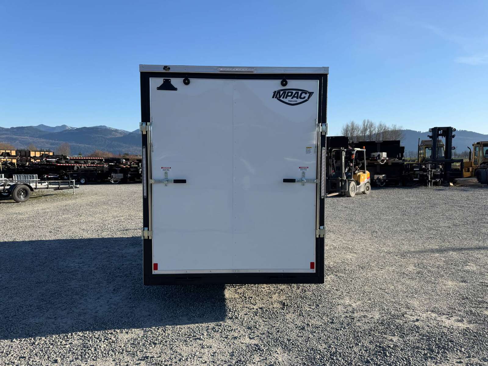 Photo of 2026 Impact Quake 6x12 V Nose Cargo / Enclosed Trailer White Ramp Door Extra Height 2990lb GVW