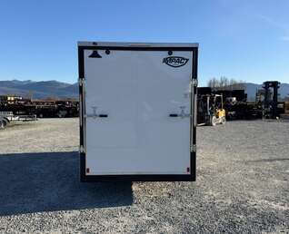 Thumbnail Photo of 2026 Impact Quake 6x12 V Nose Cargo / Enclosed Trailer White Ramp Door Extra Height 2990lb GVW
