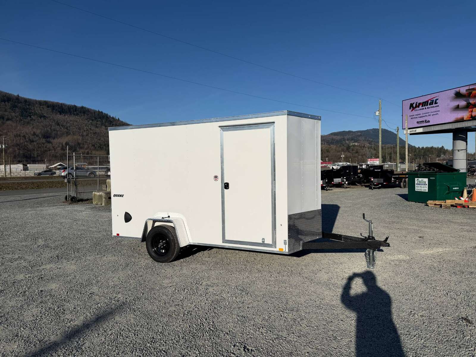 Photo of 2026 Impact Quake 6x12 V Nose Cargo / Enclosed Trailer White Ramp Door Extra Height 2990lb GVW