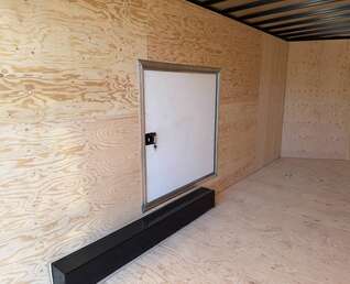 Thumbnail Photo of **DENT SPECIAL** 2026 Royal Cargo 8.5x20 SIDE ESCAPE DOOR +V Nose 11,400lb Cargo / Enclosed Trailer Car Hauler Extra Height Ramp Door Black