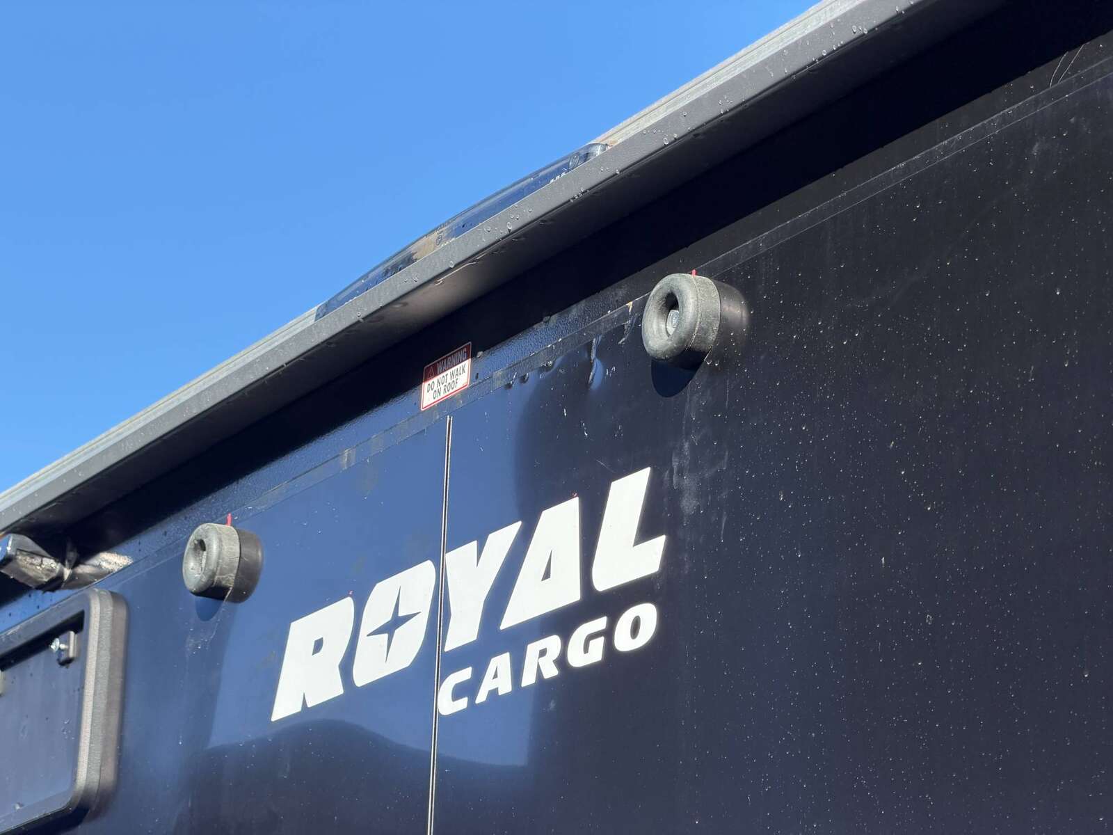 Photo of **DENT SPECIAL** 2026 Royal Cargo 8.5x20 SIDE ESCAPE DOOR +V Nose 11,400lb Cargo / Enclosed Trailer Car Hauler Extra Height Ramp Door Black