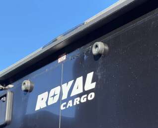 Thumbnail Photo of **DENT SPECIAL** 2026 Royal Cargo 8.5x20 SIDE ESCAPE DOOR +V Nose 11,400lb Cargo / Enclosed Trailer Car Hauler Extra Height Ramp Door Black