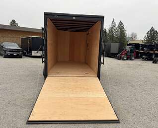 Thumbnail Photo of 2026 Royal Cargo 7X14 V Nose 7700LB GVW RAMP DOOR Pewter w/ Blackout Package Enclosed Cargo Trailer Extra Tall