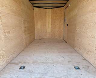 Thumbnail Photo of 2026 Royal Cargo 7X14 V Nose 7700LB GVW BARN DOORS RED Enclosed Trailer Extra Tall
