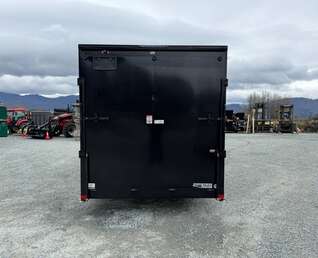 Thumbnail Photo of 2026 Royal 7.5X16 V-NOSE RAMP DOOR EXTRA HEIGHT Cargo / Enclosed Trailer Black w/ Blackout Package 7700lb GVW (GSR)