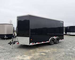 Thumbnail Photo of 2026 Royal Cargo 8.5X16 V NOSE Cargo / Enclosed Trailer BLACK RAMP DOOR EXTRA HEIGHT 11,400LB GVW