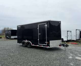 Thumbnail Photo of 2026 Royal Cargo 8.5X16 V NOSE Cargo / Enclosed Trailer BLACK RAMP DOOR EXTRA HEIGHT 11,400LB GVW