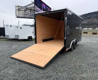 Thumbnail Photo of 2026 Royal Cargo 8.5X16 V NOSE Cargo / Enclosed Trailer BLACK RAMP DOOR EXTRA HEIGHT 11,400LB GVW