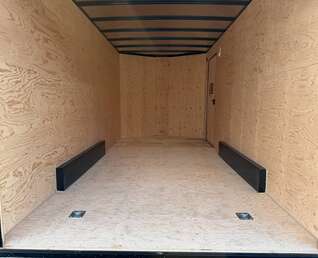 Thumbnail Photo of 2026 Royal 7.5X16 V-NOSE RAMP DOOR EXTRA HEIGHT Cargo / Enclosed Trailer Blue 7700lb GVW