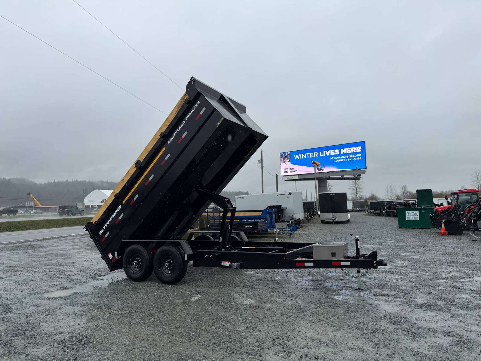 Photo of 2026 Southland 7x14 High Side Dump Trailer 15,400lb GVW w/ Tarp & Ramps