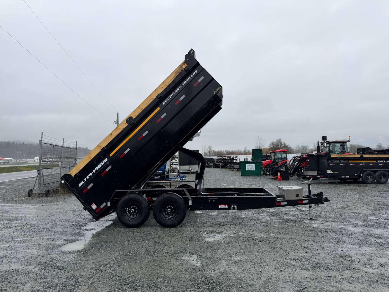 Photo of 2026 Southland 7x14 High Side Dump Trailer 15,400lb GVW w/ Tarp & Ramps