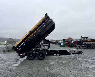 Thumbnail Photo of 2026 Southland 7x14 High Side Dump Trailer 15,400lb GVW w/ Tarp & Ramps